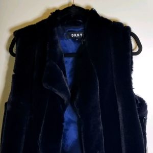Faux fur vest